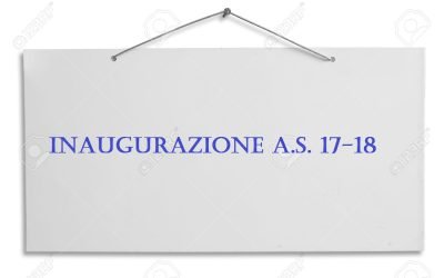 INAUGURAZIONE A. S. 17-18