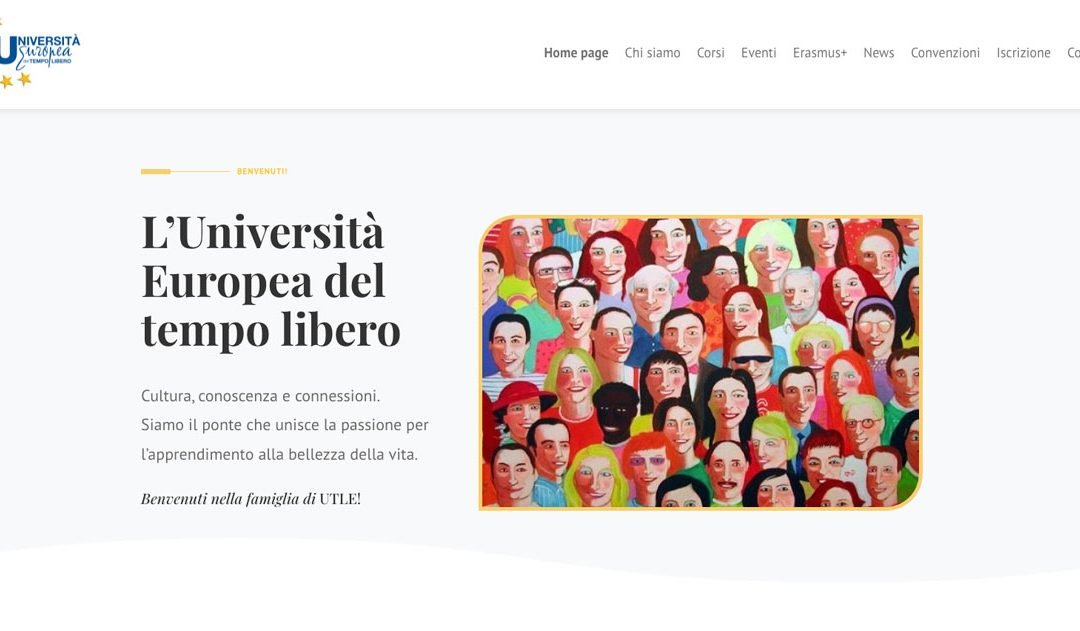 Il nuovo sito di UTLE: dove conoscenza e stile si fondono!