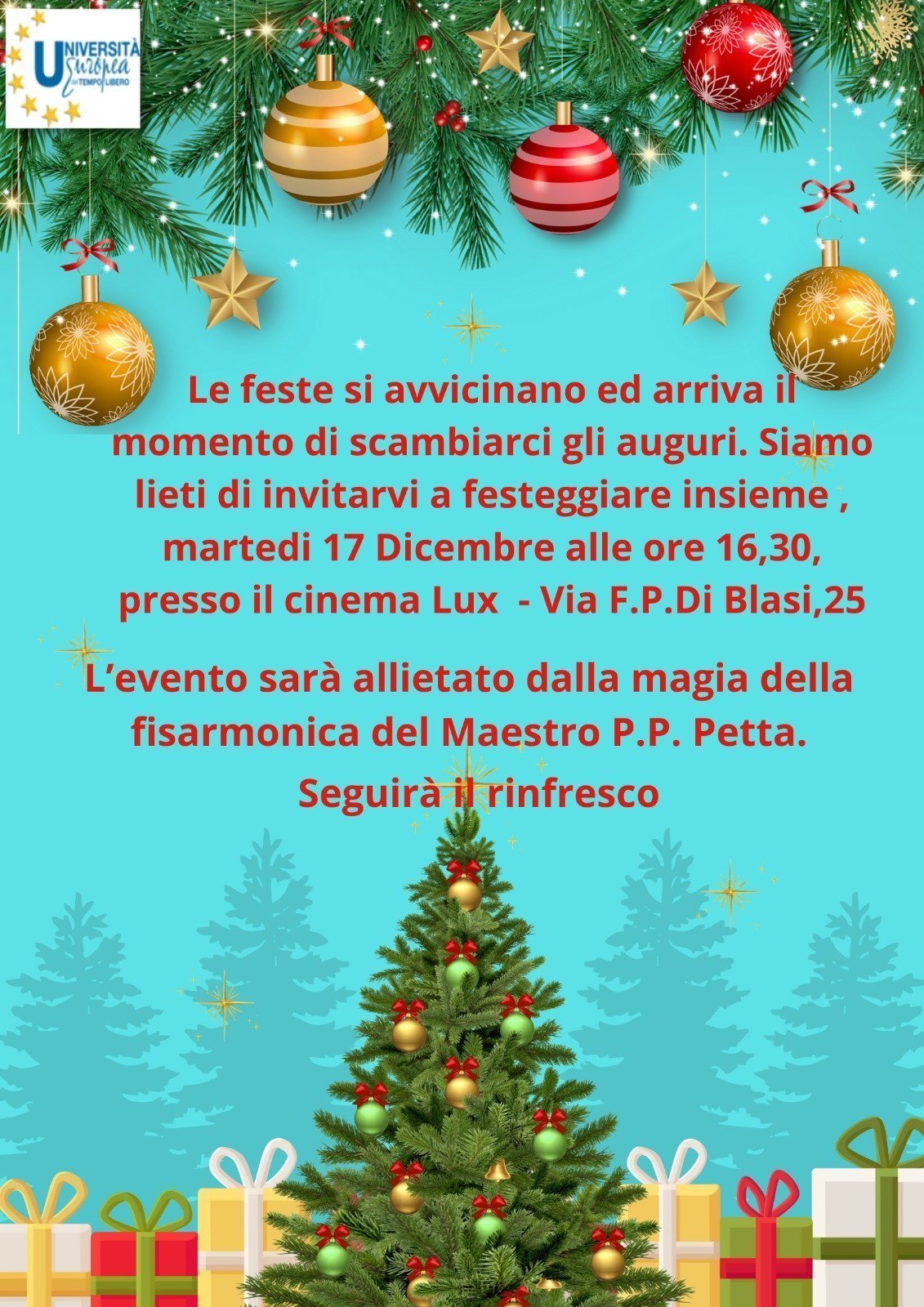 AUGURI DI BUONE FESTE