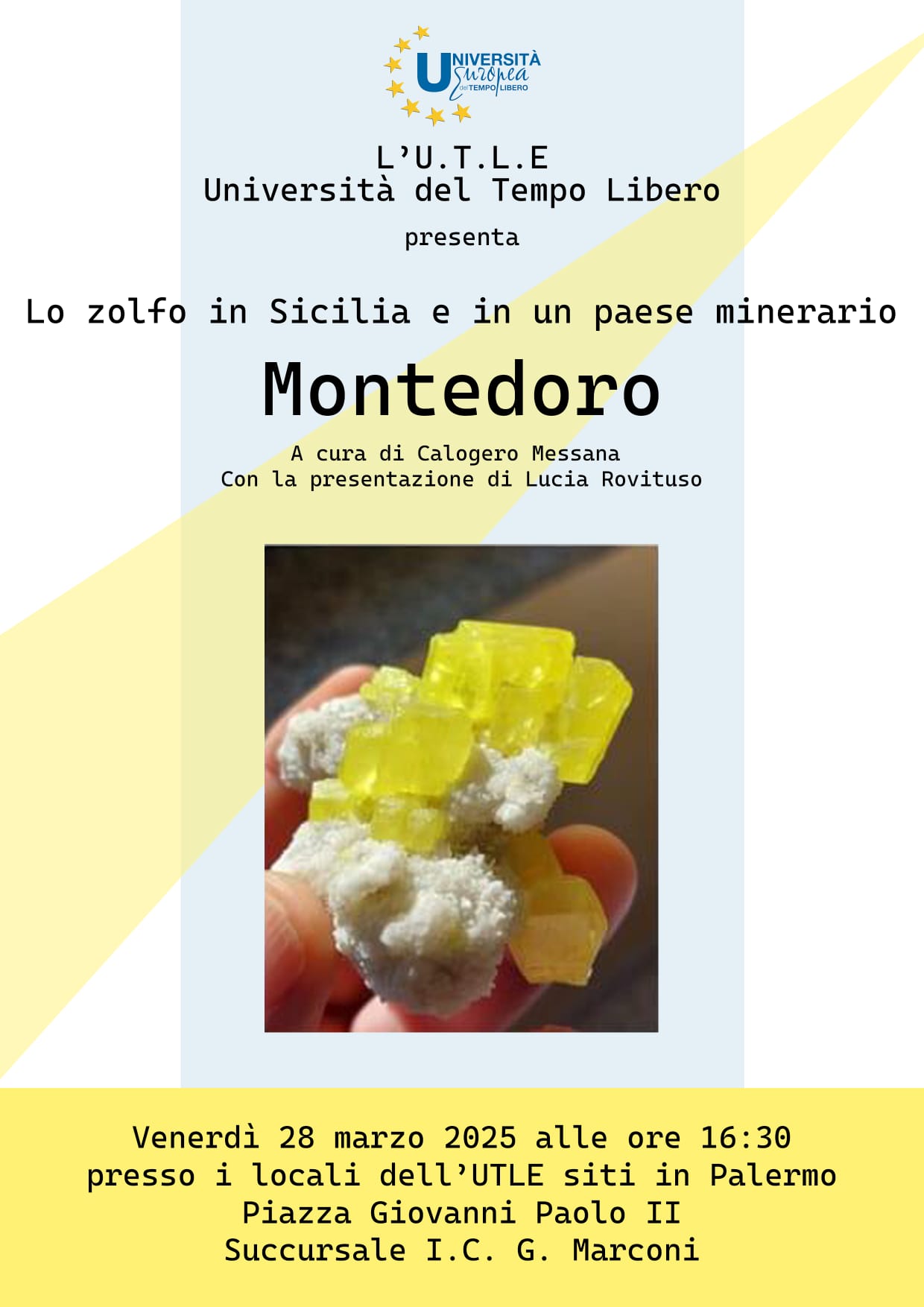 Lo zolfo in sicilia e in un paese minerario Montedoro