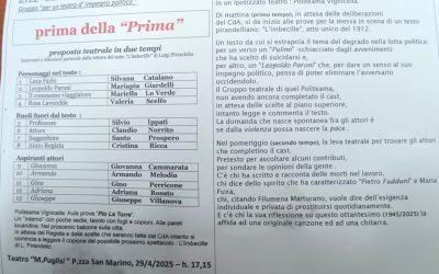 Martedì 29 aprile ore 17.15 “prima della PRIMA”
